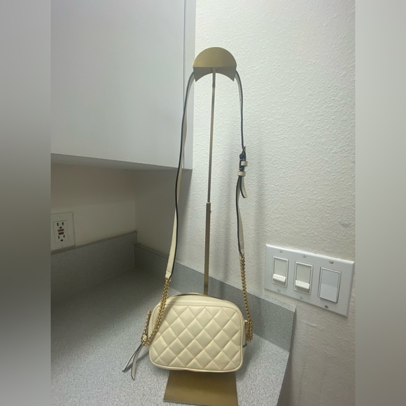 NWOT Versace Cream and Gold Quilted Crossbody/Shoulder Bag - Picture 11 of 14